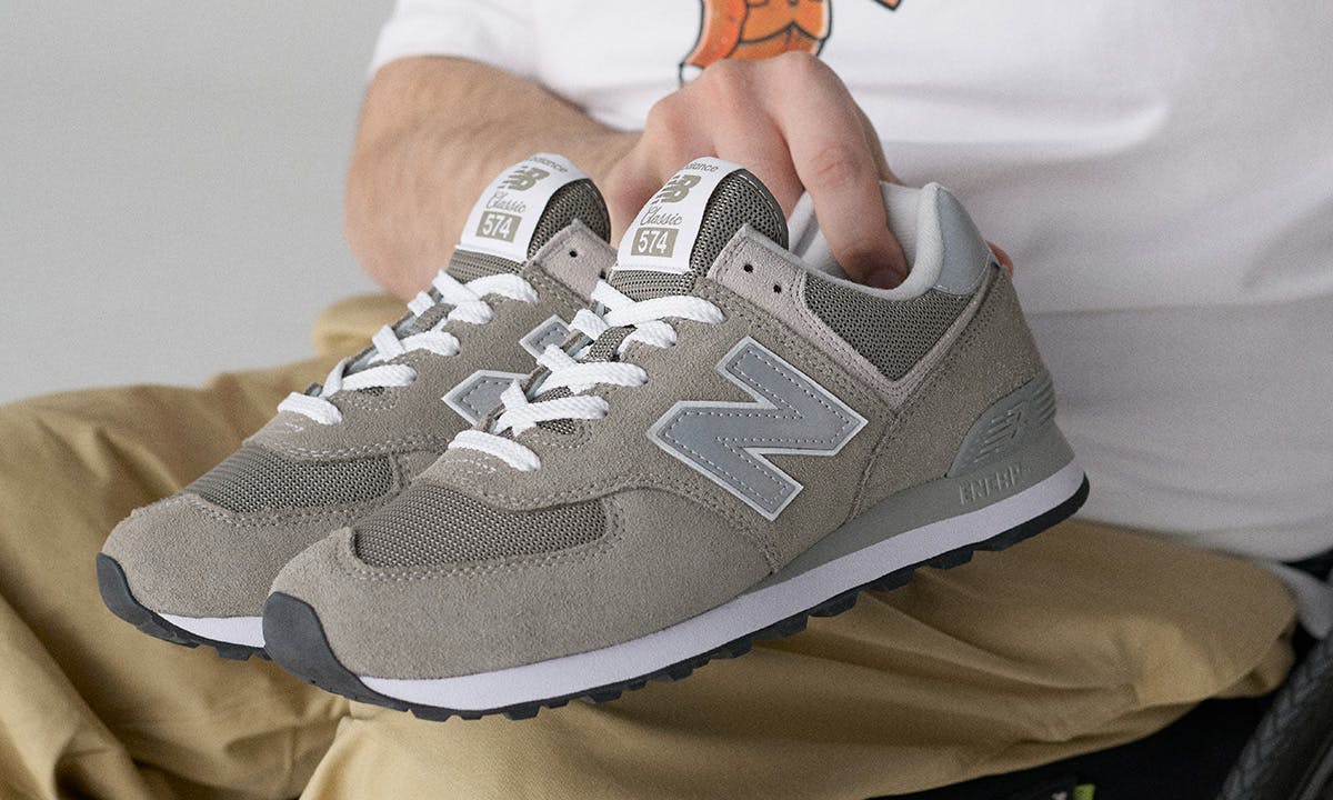 new balance grey tennis shoes